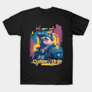 Cyber Drip - Cyber Pug T-Shirt